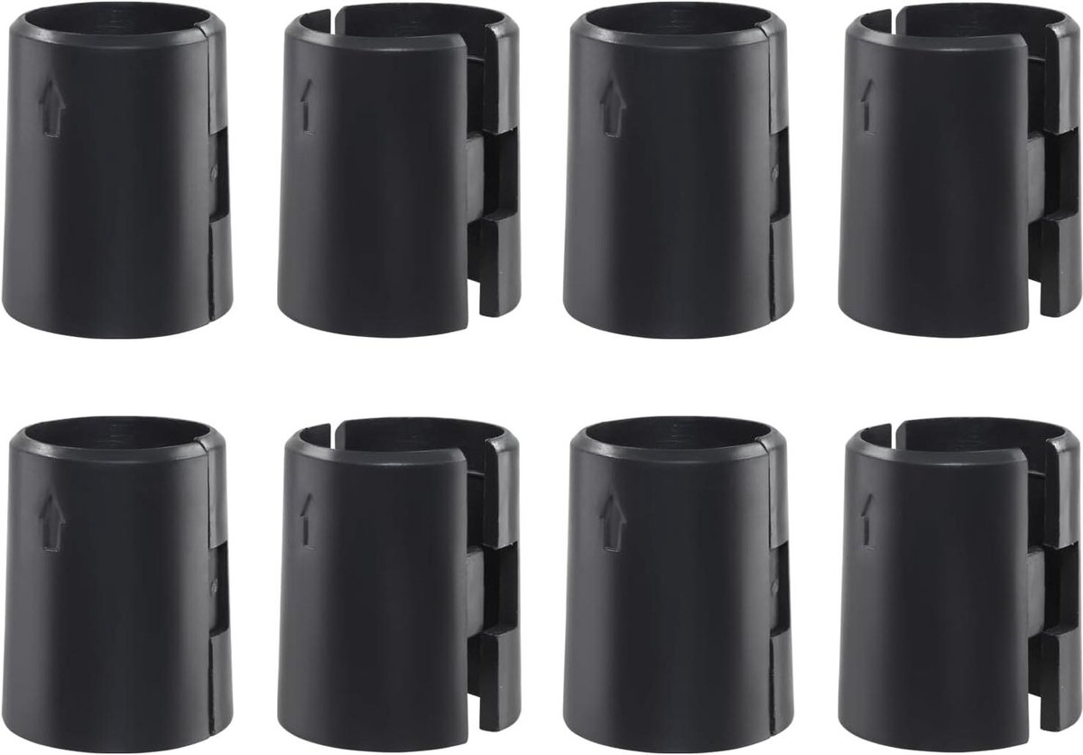 Draadrek Clips - Plank Clips - Planken Bevestigen - Verstelbaar Systeem - 52 stuks - Zwart