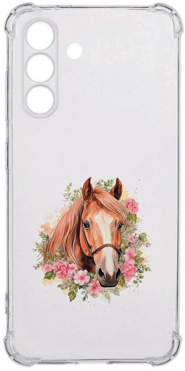 Flexibele back cover Samsung Galaxy A36 Paard TPU Antishock