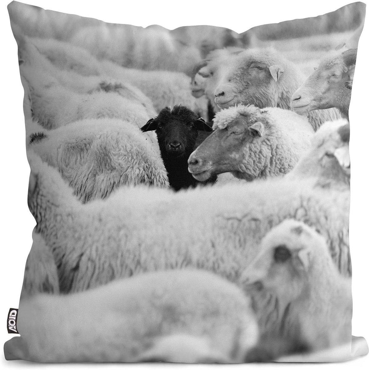 Kussenhoes Polyester - Kussen sloop - Buiten Kussens - Dubbelzijdig Bedrukt - 80 x 80 cm - Veelkleurig