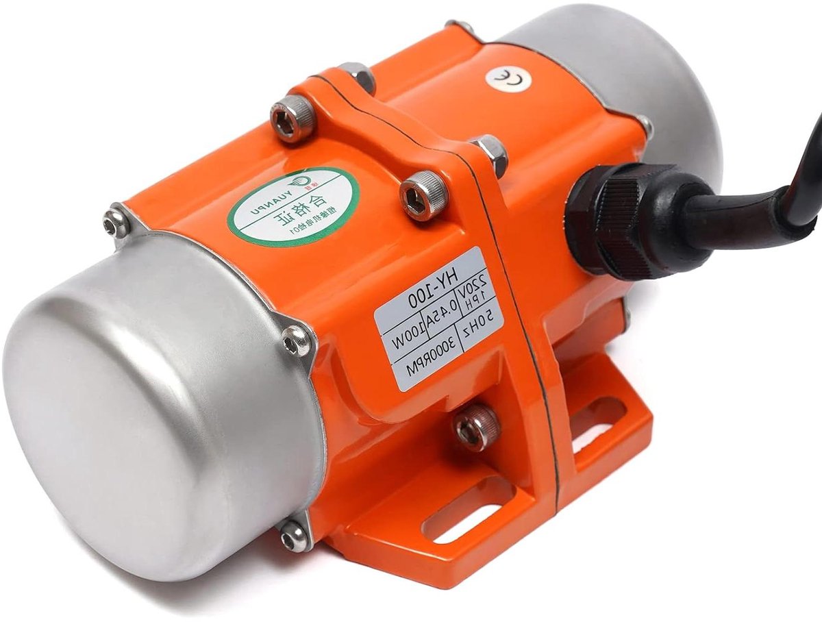 Vibratiemotor - Motor triller - Kracht genereren - Verstelbare kracht - 50kg - Grijs