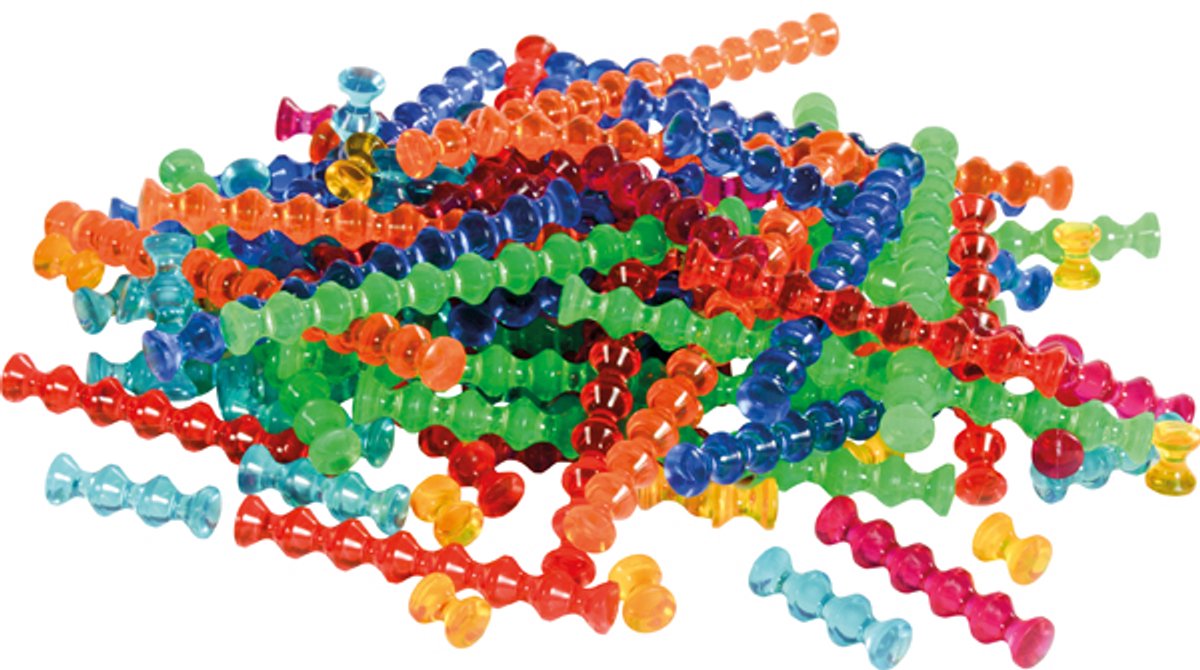 Eduplay bouwspeelgoed Playstix transparent - constructieset - creatief speelgoed.