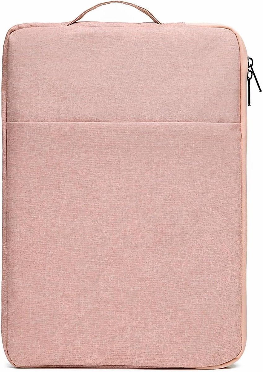 Laptop Sleeve - Computer Tas - Laptop Beschermen - Waterbestendig Polyester - 16 inch - Roze