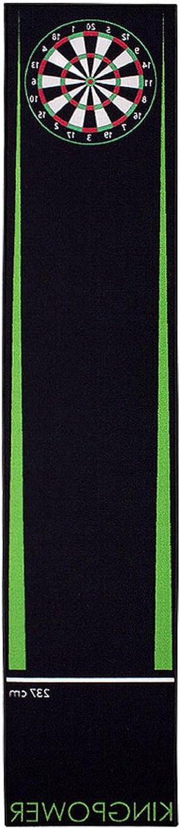 Dartmat - Dart tapijt - Dart Toernooi - Antislip latex onderzijde - 290x60 cm - Grijs