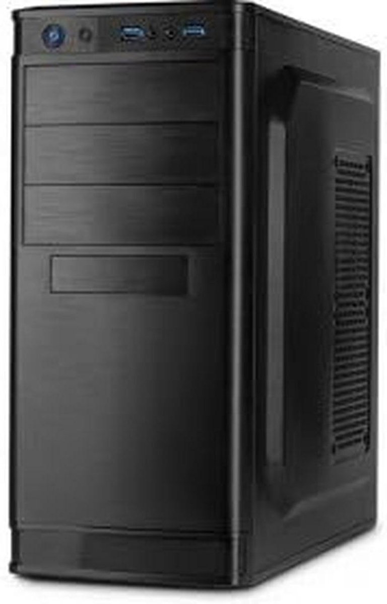 Mini Computer Behuizing - PC Kast Tower - PC Bouwen - Gehard Glas - ATX Micro Mini - Zwart