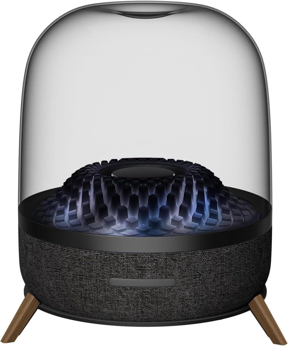 Luidsprekerhouder Acryl - Speaker Stand - Geluid Verbeteren - Hol Ontwerp - 15 Centimeter - Zwart