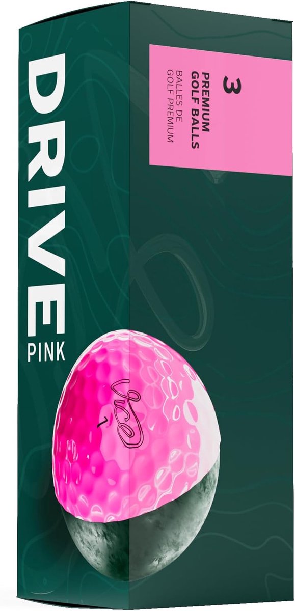 Golfballen - Sportballen - Maximale Afstand - 2-laags Ontwerp - 12 stuks - Roze — afbeelding 5