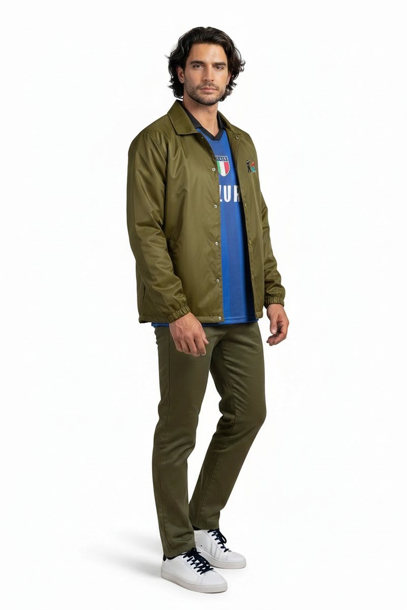 FC Kluif 'Bobby Hooligan' Coach jacket - Maat XXL - Heren lifestyle jas - Groen