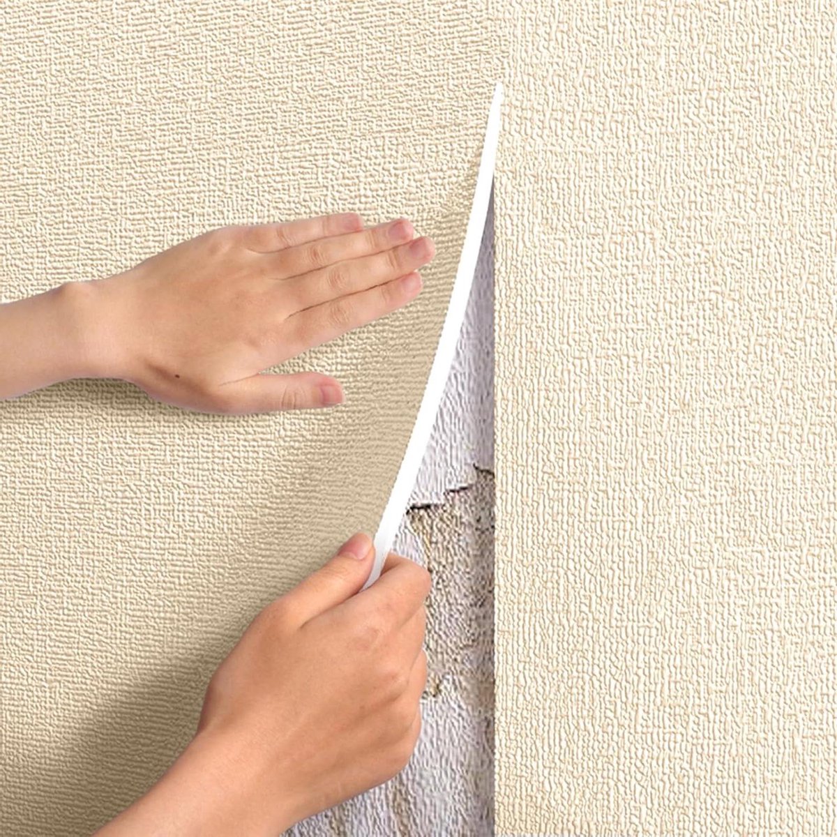 Isolatiebehang - XPE schuim - Muren decoreren - Zelfklevend en waterdicht - 50 cm x 5 m - Geel