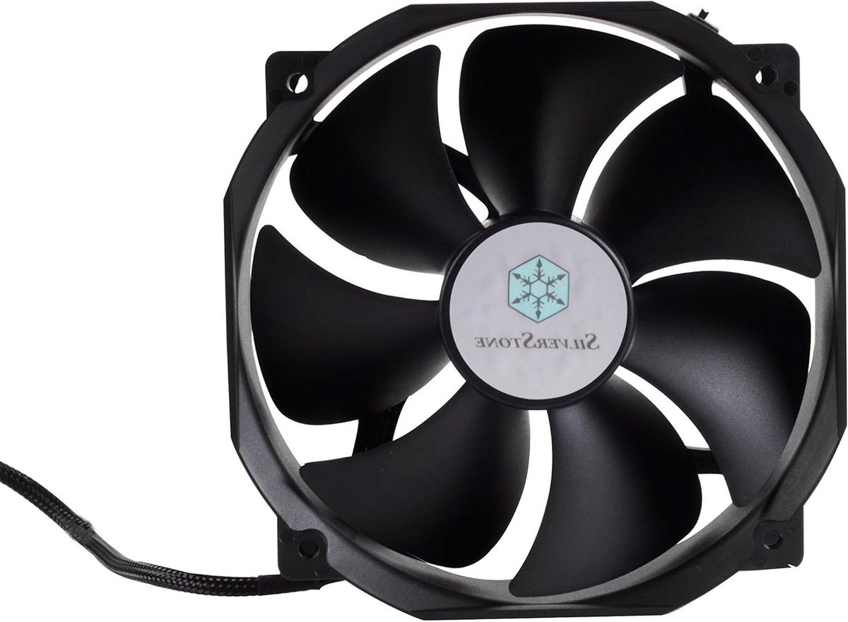 PC Ventilator - Computer Fan - Koeling Optimaliseren - Luchtstroom Verbetering - 140mm - Zwart