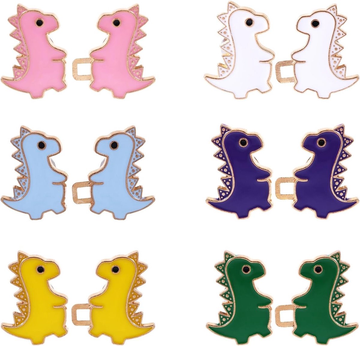 6 Sets Tailleversteller voor Broeken in 6 Kleuren, Herbruikbare Veiligheidspinnen voor Kledingdecoratie en Aanpassing van Losse Broeken