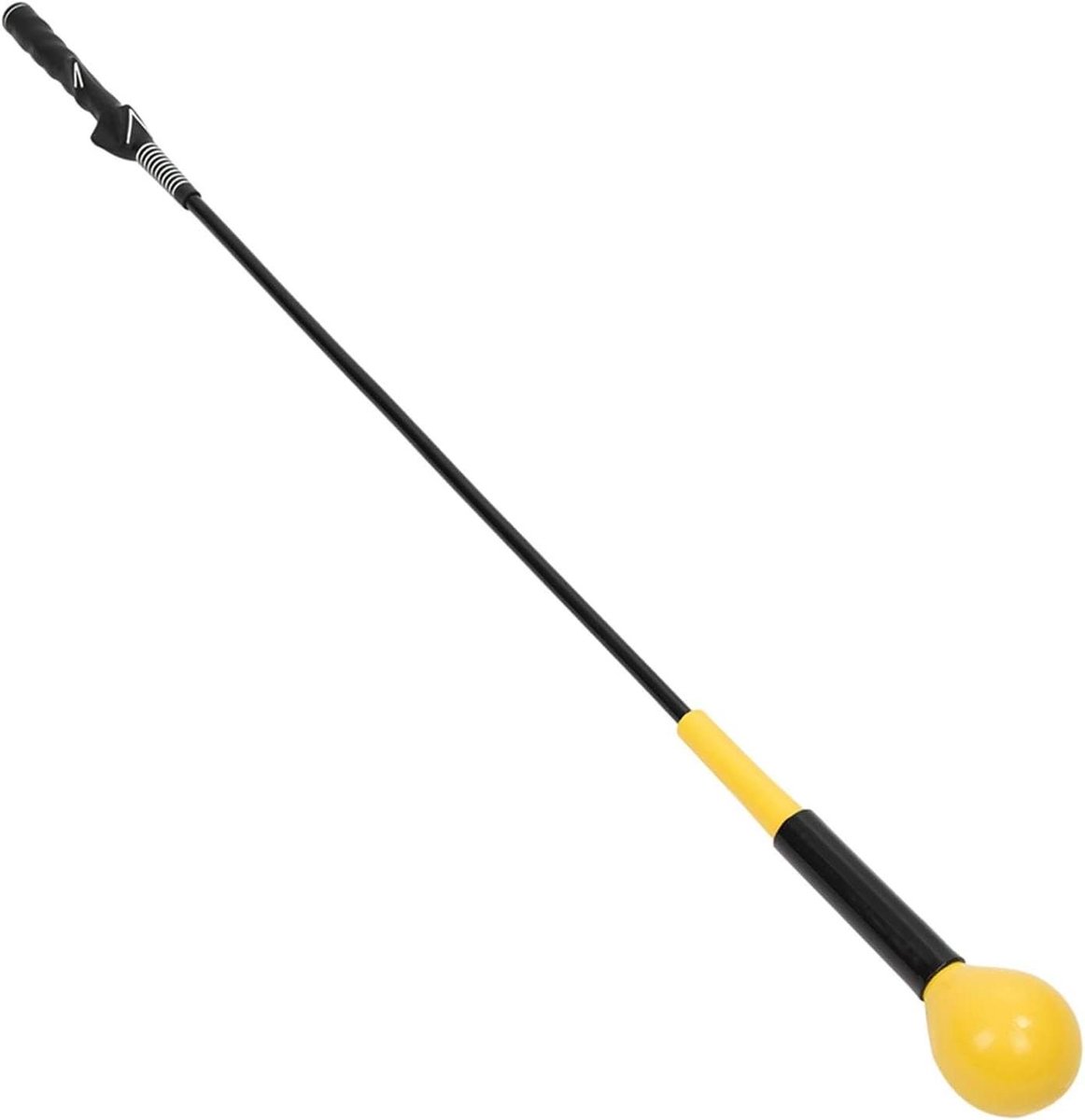 Golf Swing Trainer - Golf Trainingshulp Kracht - Golfslag Verbeteren - Ergonomisch Stuurdesign - 116 cm - Geel