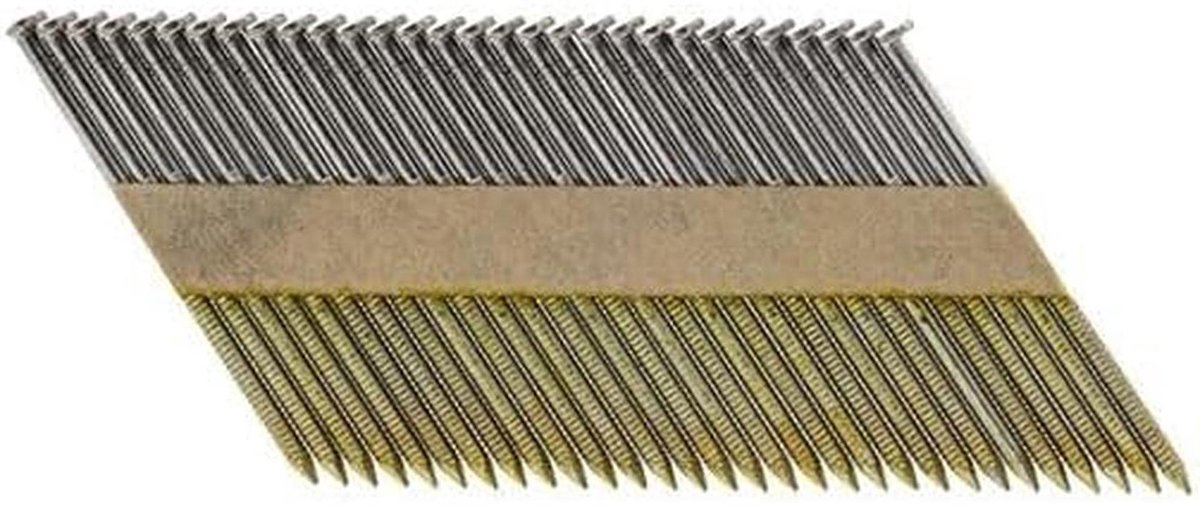 Ringkopnagels - Bouwnagels Spijker - Constructie Timmerwerk - D-kop voor stabiliteit - 2.8x65 mm 3000 stuks - Zilver
