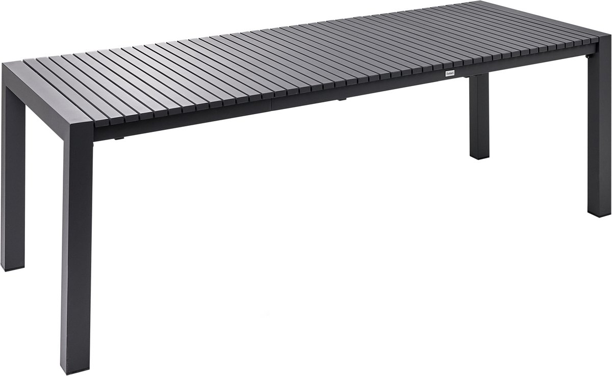 ARDESIO - Uitschuifbare tuintafel - Donkergrijs - Aluminium