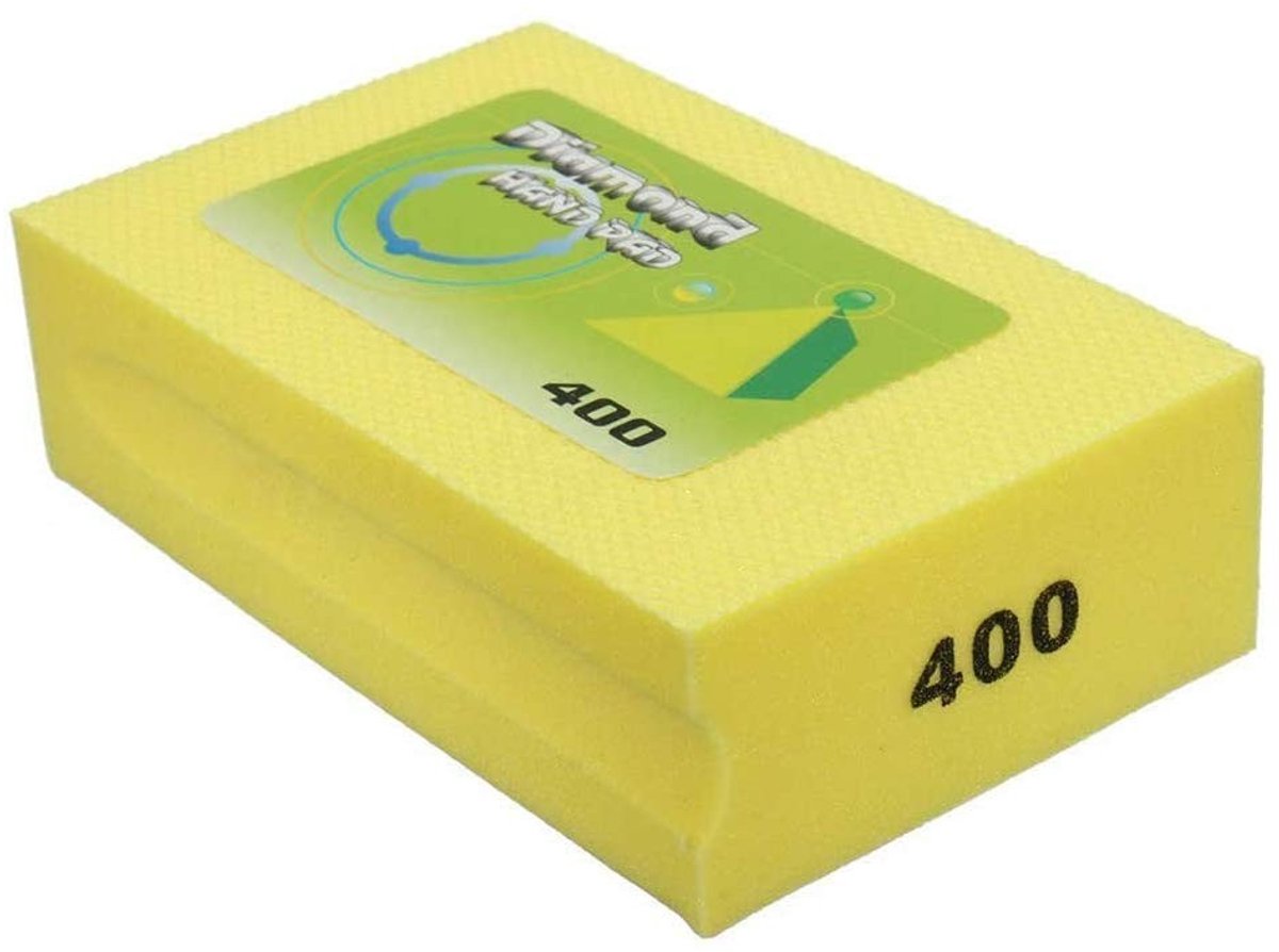 Byshayne - Sanding Blocks - Polijstblok - Handzaam en comfortabel - 400 Grit - Voor Graniet, Marmer en Glas - Voor DIY en professionele toepassinge