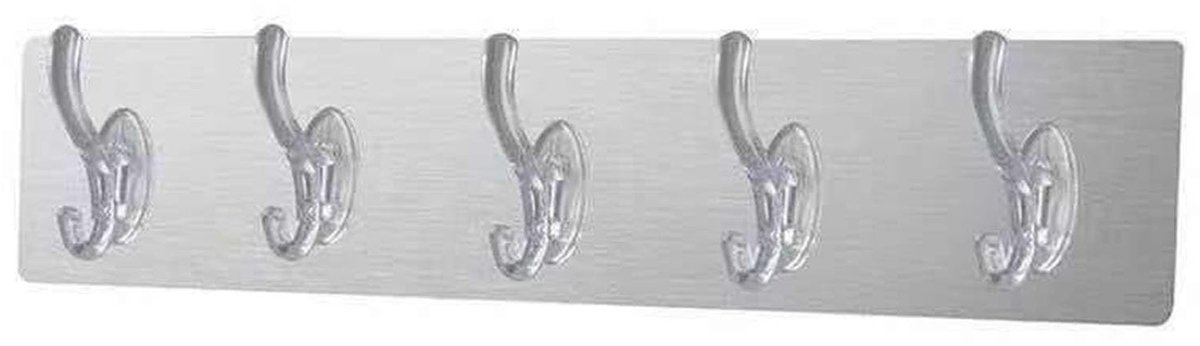 MTTProducts - Long Strip Hook - Wandhaak - Sterke lijm - Transparant - Haken voor keuken en badkamer - Multifunctioneel - Geschikt voor tegels en metaal
