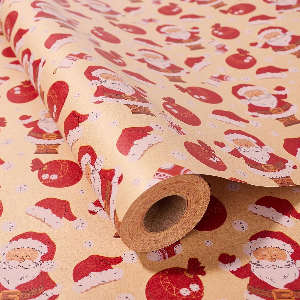 NTHProducts - Kerstcadeau Inpakpapier - Premium - 43cm x 15m - Dierlijke Print - Perfect voor Feestdagen - Voor Volwassenen en Kinderen