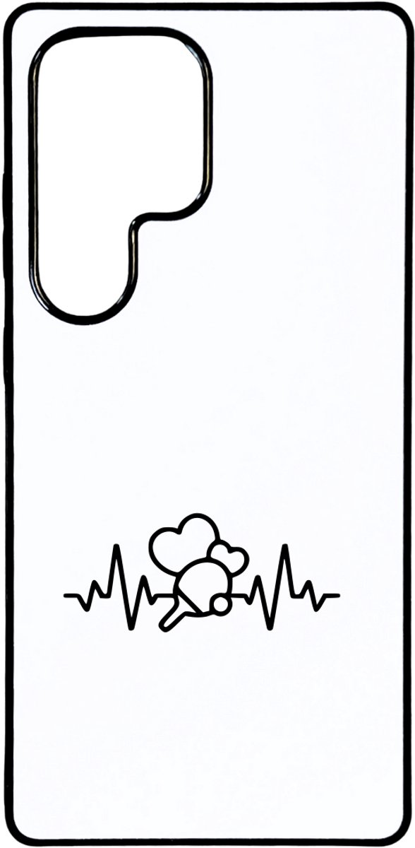 Hacebo® - Badminton telefoonhoesje - Badminton - Sporters - telefoonhoesjes - sport cadeau - sporten - badminton cadeau - Leuk kado voor je sporter om te geven - hoesje geschikt voor Samsung Galaxy S25 Ultra