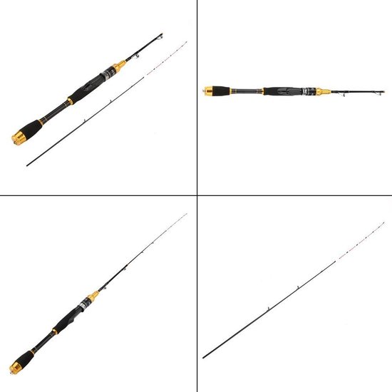 Shopcentral - Telescopische Hengel - Carbon Fibre - Lichtgewicht en Sterk - Reizen - Spinning Hengel - Voor Zoet en Zoutwater - 1 Stuk van Merkloos — afbeelding 3