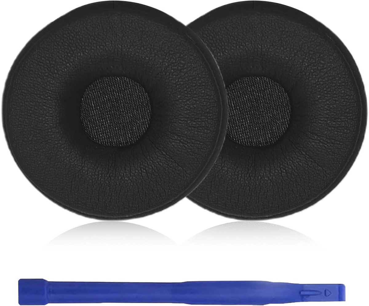 Vervangende Oorkussens voor Jabra Engage 55/65/75 Mono Hoofdtelefoon - Zacht Schuim en Echte Leer, Comfortabele Oorkussens voor Langdurig Gebruik