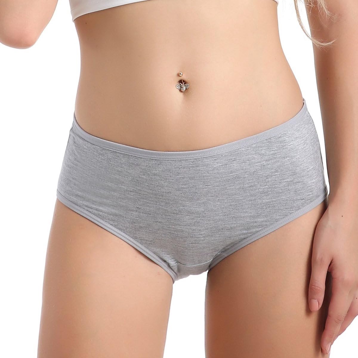 Zachte en Ademend Dames Bamboo Slipjes Multipack van 5 Stuks in 5 Kleuren voor Comfort en Stijl