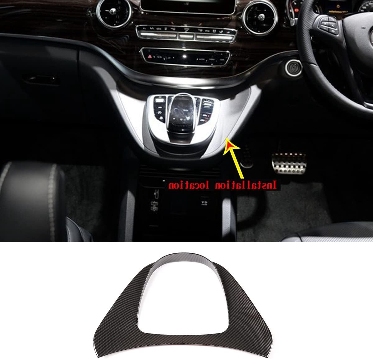 ABS Console Gear Shift Paneel Cover Trim voor Benz V Class W447 2015-2020 - Carbon Fiber Decoratie, Auto Accessoires, Interieur Styling