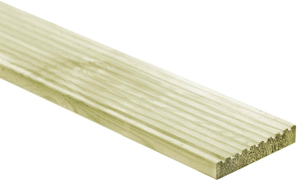 vidaXL - Terrasplank - 8 - pcs - Groen - Geïmpregneerd - 1,16 - m²