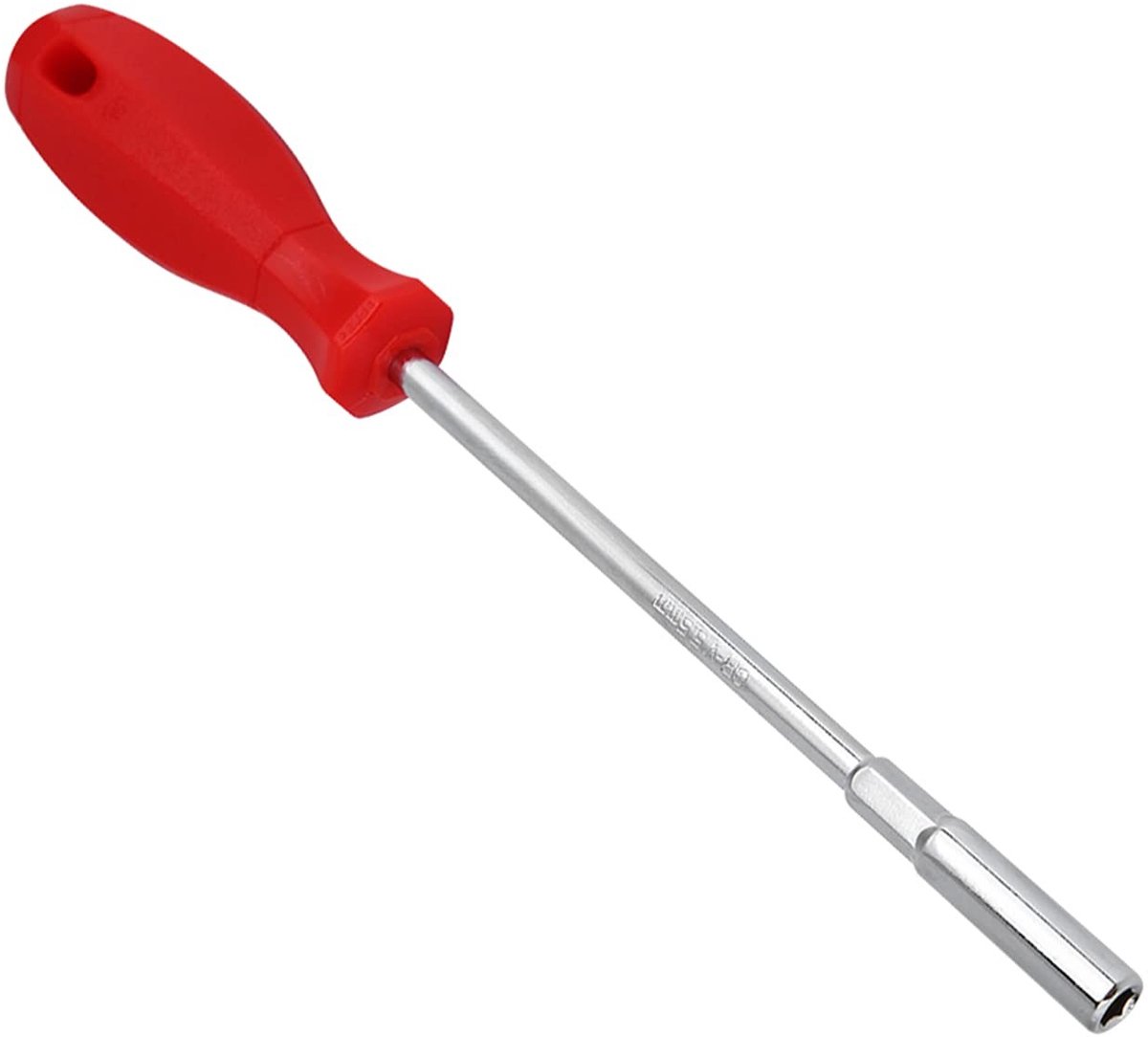 Allecto - Zeskantige Dopsleutel - Verlengde Mouw - Ergonomische Grip - Rood - 5,5 Mm Zeskantschroevendraaier - Professioneel Gebruik - Eujgoovhbz1