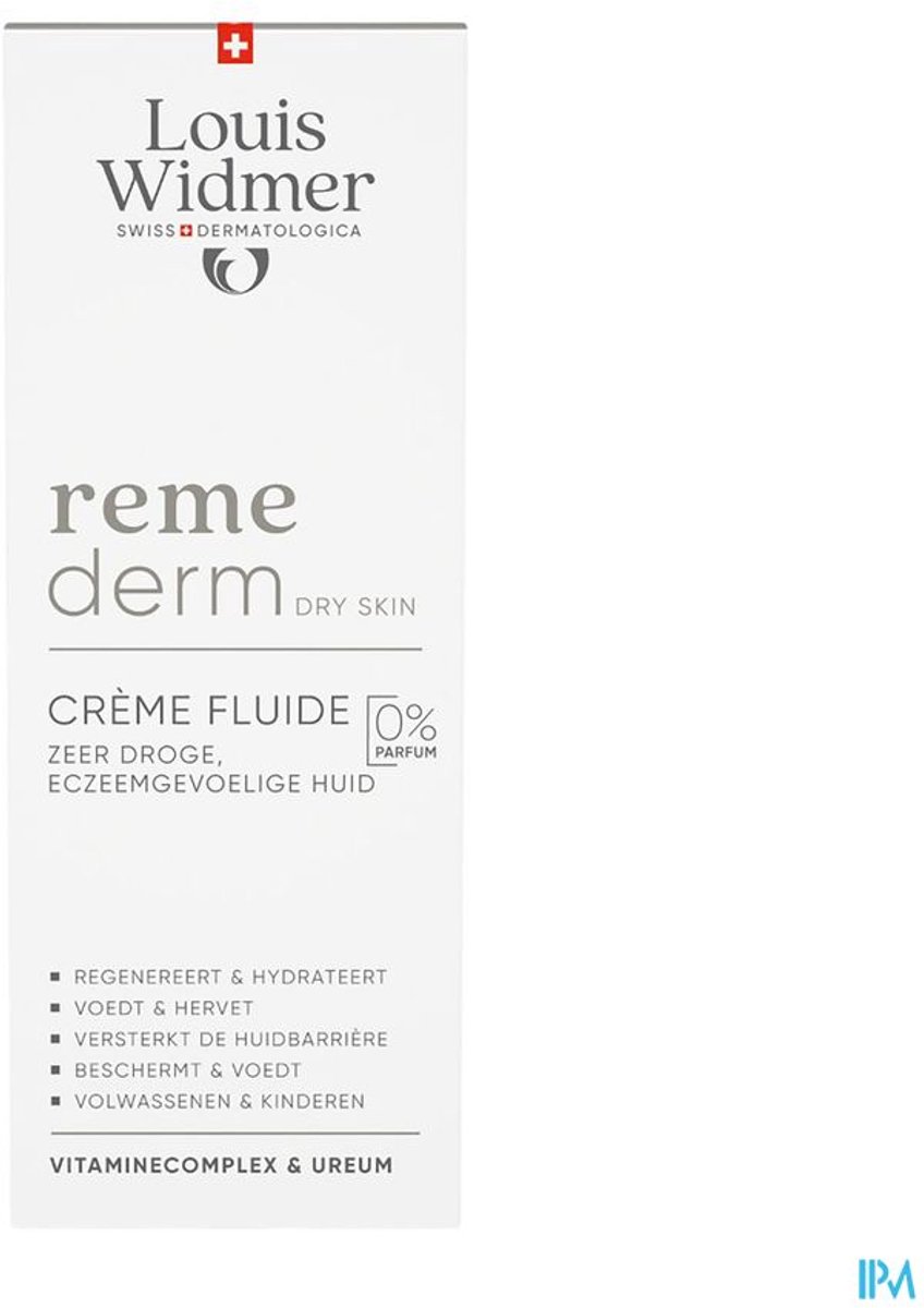 Louis Widmer Remederm Crème Fluide Geparfumeerd