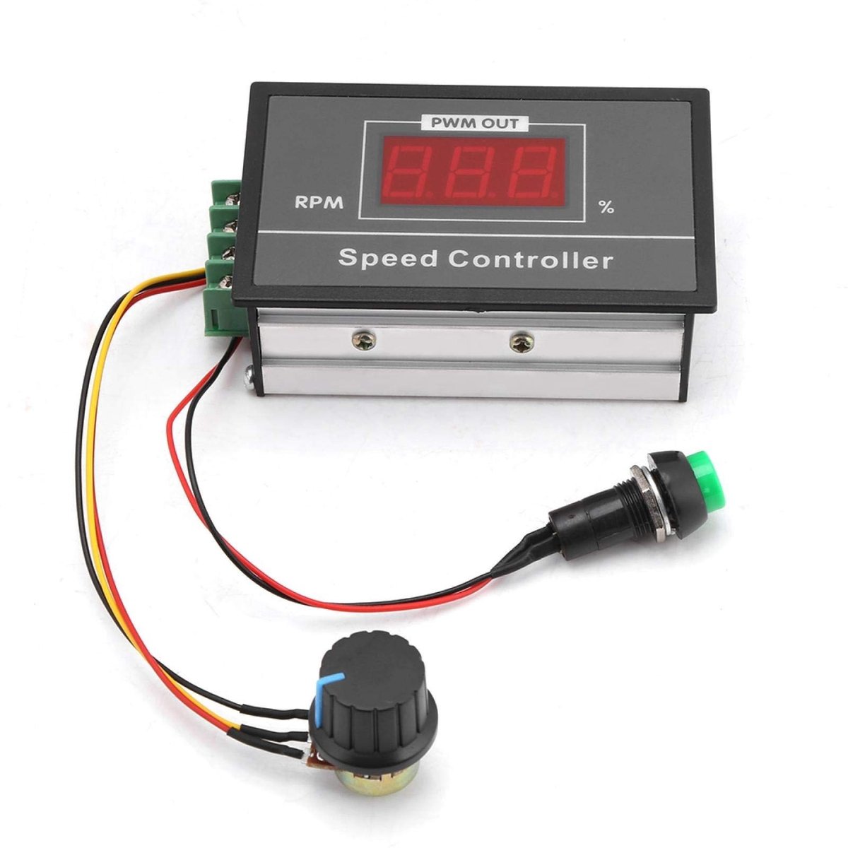 Allecto - Motor Controller - DC Motor Speed Controller - Eenvoudige installatie - Verstelbare snelheidsregeling - Geschikt voor DC 6-60V - Comp...
