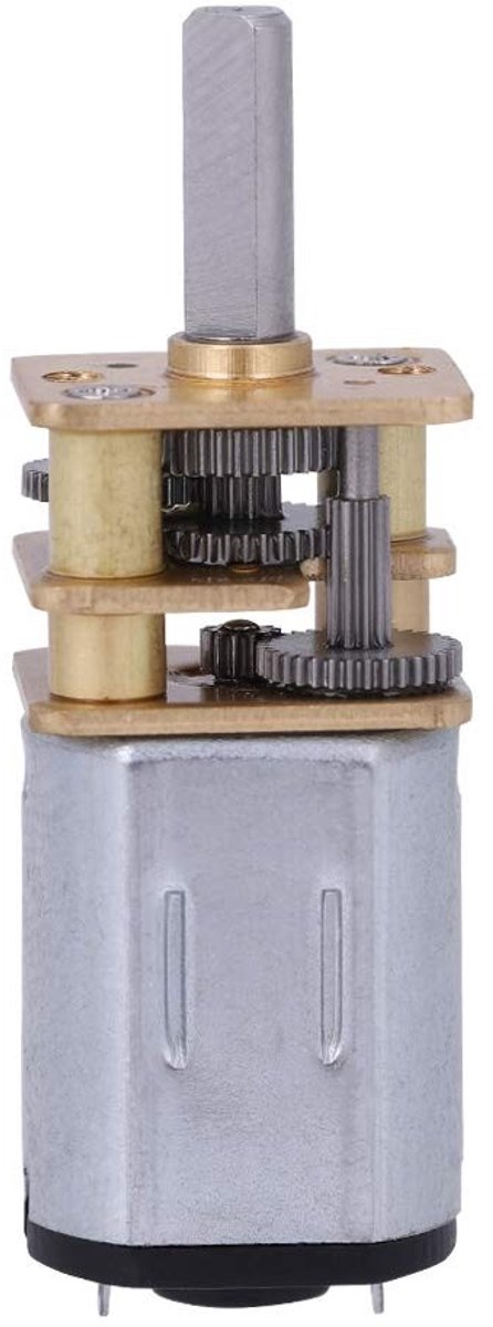 Allecto - Elektrische ventilatormotoren - DC-motor - Metalen versnellingsbak - 10 uitgangsas - Excentrische tandwielmotor - Geschikt voor diverse t...