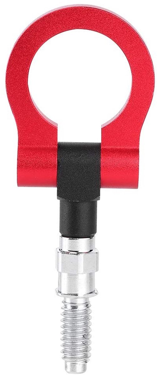 Allecto - Car Trailer Ring Eye Kit - Universele Towbar Kit - Hoogwaardige Aluminium - Rood - Vervangingshaak - Geschikt voor E Series