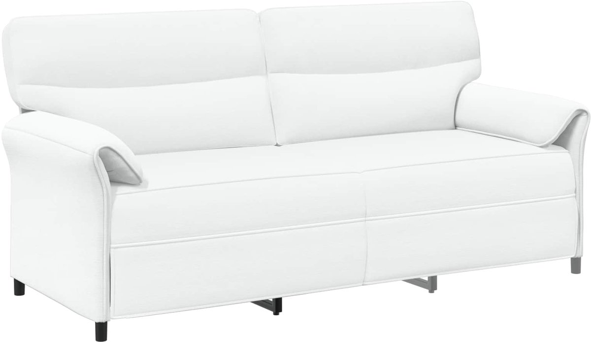 vidaXL - Bank - 100% - polyester - metalen - frame - MDF, - Multiplex