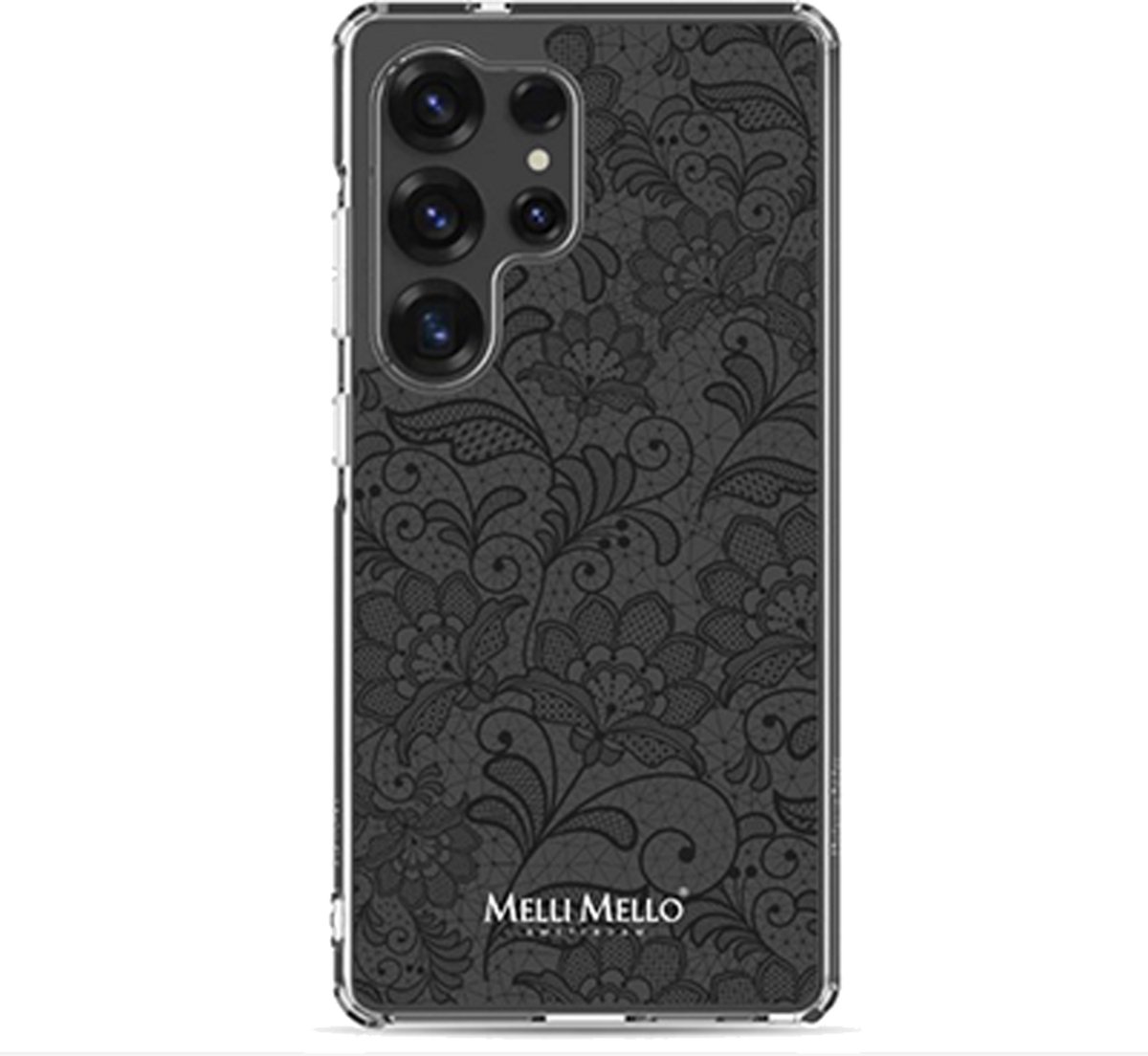 Melli Mello Telefoonhoesje Midnight Lace (Soft Case) - Samsung Galaxy S25 Ultra