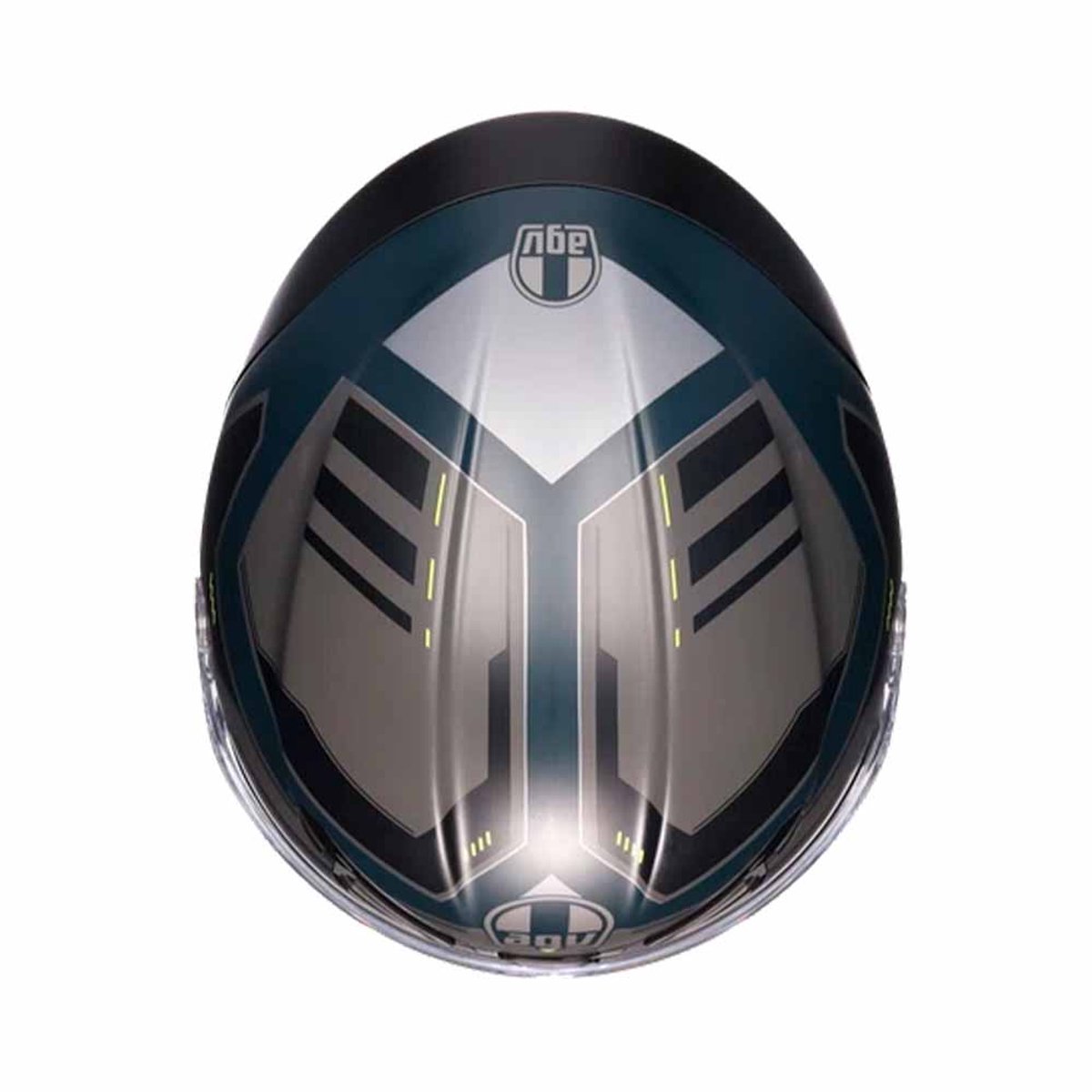AGV K6 S E2206 Mplk Enhance Matt Grijs Geel Fluo Integraalhelm - Helm – foto 4