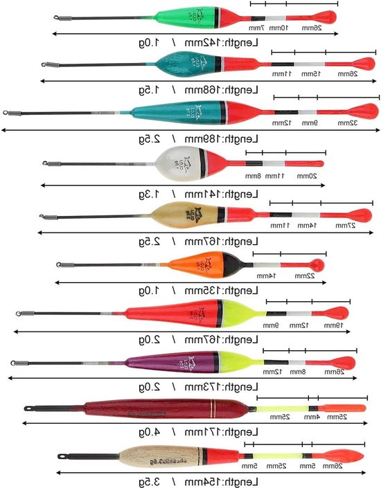 Visdobber en dobber voor trouts - Houten slip met veren, ovaal ontwerp voor optimaal vissen — afbeelding 2