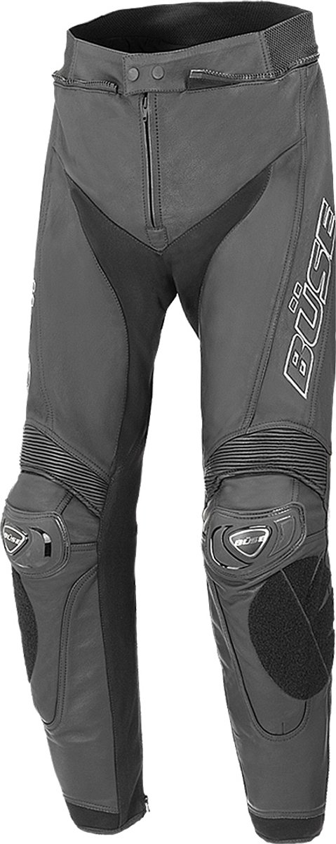 Büse Assen Zwart Leren Broek - Broek