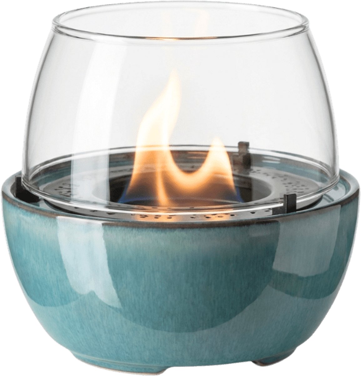 Bol.com Tenderflame Tulip 14 Tafelhaard – Reactive Porcelain – Groen – Sfeerhaard Binnen – Tenderfuel – Bio-Ethanol Alternatief ... aanbieding