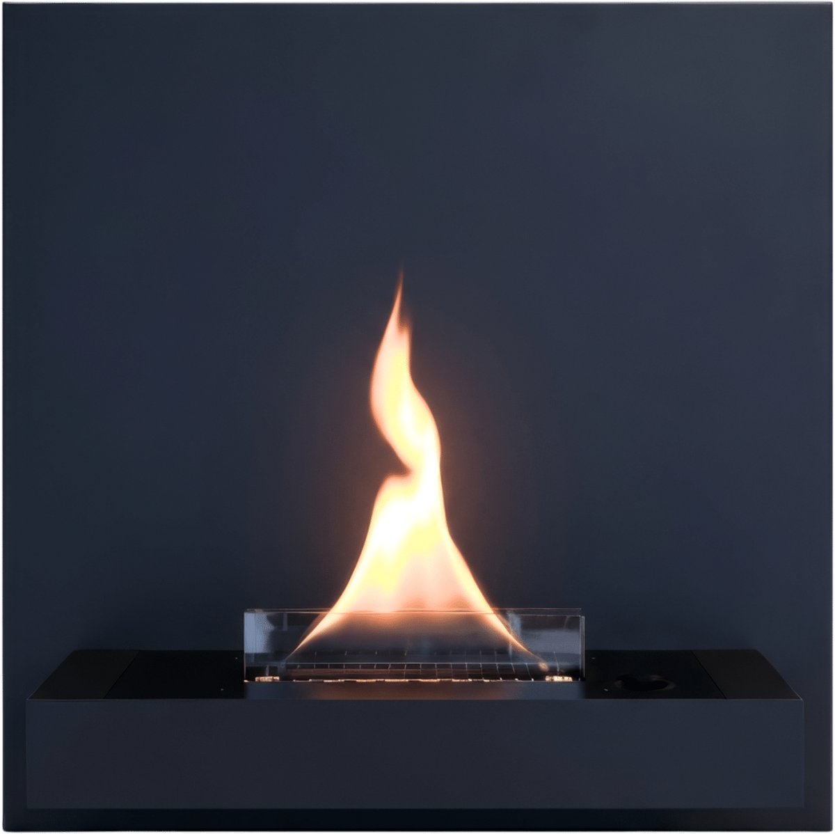 Square 180 Steel Black Tenderflame