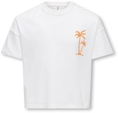 ONLY KIDS - KOGANNA WAVES LIFE SS TEE FR JRS - Meisjes T-shirt - Palm Wave