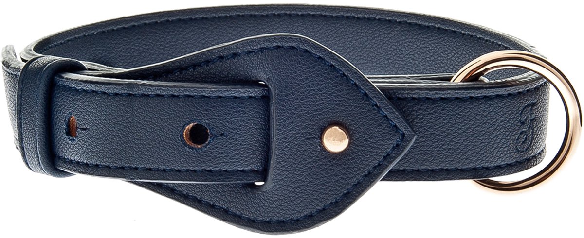 FERRIBIELLA Verstelbare comfort hondenhalsband - Bleu / S
