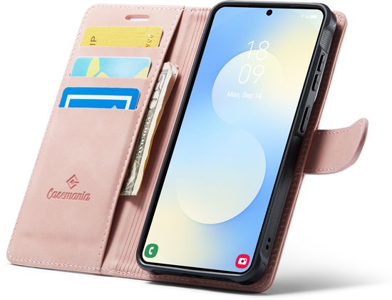 Coque Oppo A54S Pink Pâle - Casemania 2 in 1 Magnetic Book Case