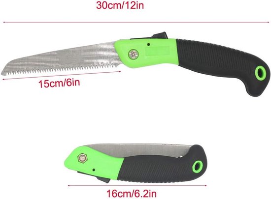 Folding Saw - Hand Saw - Tree Saw - Tuin - Camping - Jagen - Veiligheidshendel - Universele Takzaag van Merkloos	 — afbeelding 5