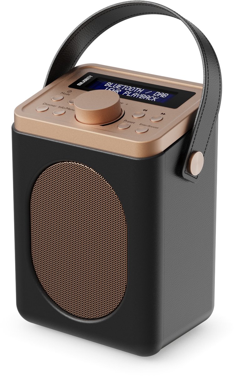 Majority Little Shelford - Draagbare Radio - Bluetooth - DAB+/FM - Zwart