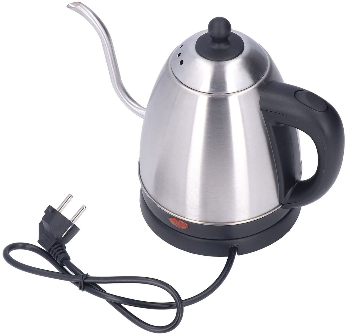 Tyenaza Elektrische Gooseneck Waterkoker 1.2L - RVS, 1360W, Lekvrij, Ergonomische Handgreep