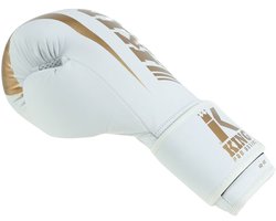 King Pro Boxing Revo Series 9 - (Kick)bokshandschoenen - 14 oz - Wit / Goud