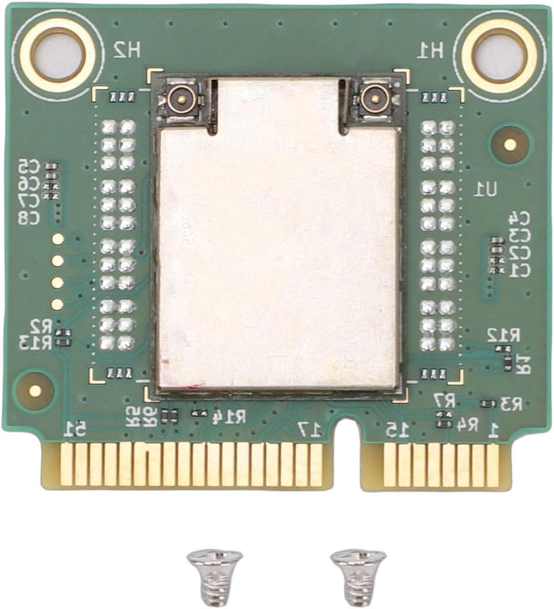 Draadloze Netwerkkaart - WiFi Adapter - Sneller Internet - Tri Band 5400Mbps - Mini PCI E - Zwart