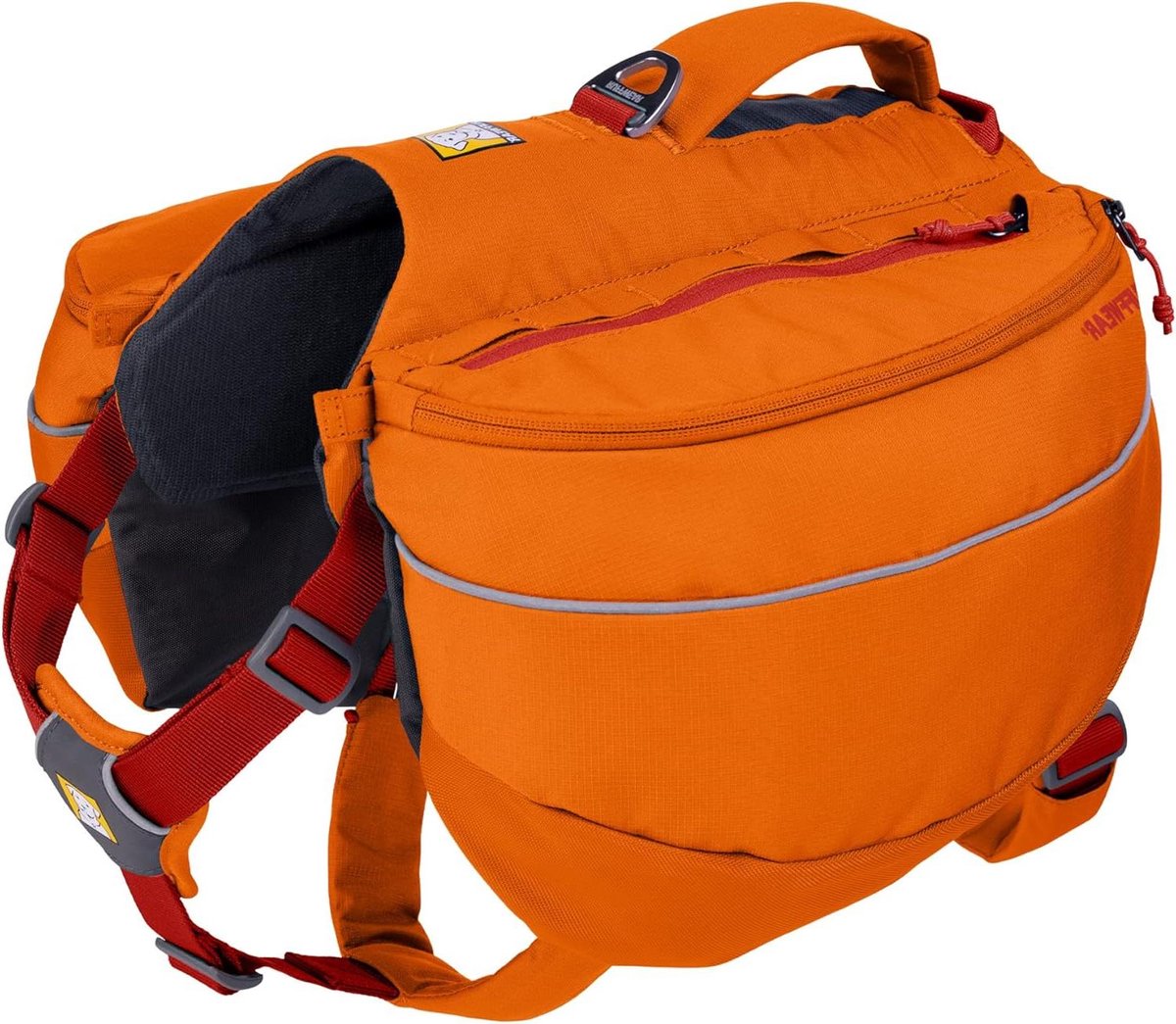 Honden Rugzak - Harnas Drager - Wandelen Kamperen - Geïntegreerd Harnas - L/XL - Vuuroranje