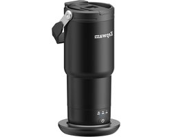 Zelfverwarmende Mok - Slimme Reismok - Dranken Warm Houden - App Bediening - 20 Ounces - Zwart