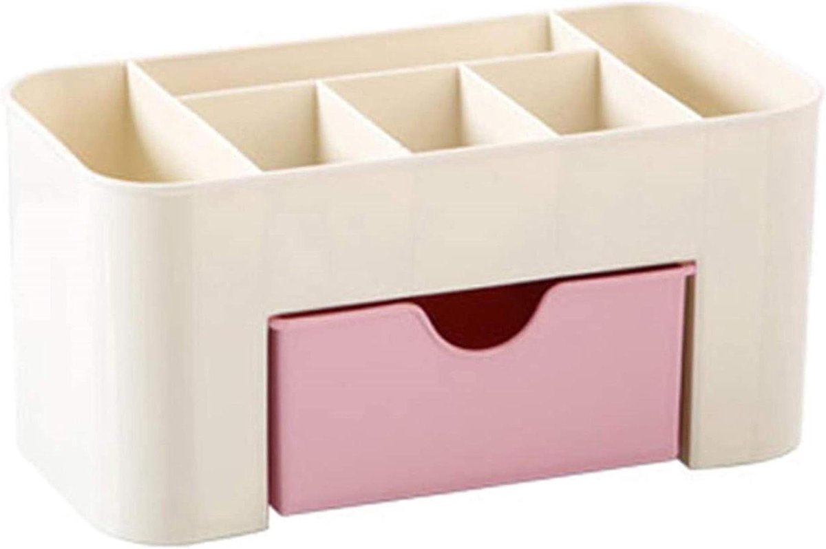 Cosmetica Organizer - Make-up Opberger - Bureau Organiseren - Waterdicht en Duurzaam - 22 x 10 x 103 cm - Roze