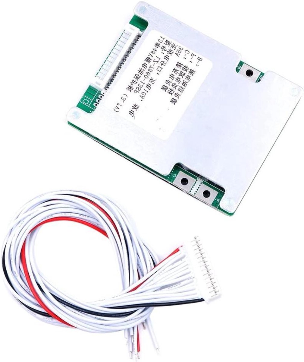 Batterij Beschermingsbord - Circuit Board - Energie Opslag - Meervoudige Bescherming - 13S 48V - Groen